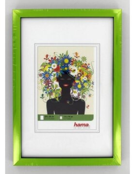 Arona Plastic Frame, green, 20 x 30 cm