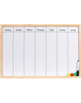 Weekly planner magnetically 40x60 cm