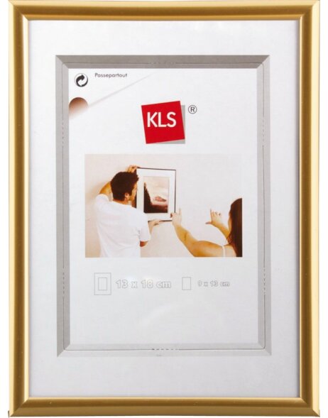 KLS Kunststof lijst serie 40 goud 10x15 cm