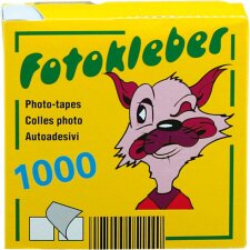 1000 Stück Fotoklebepunkte Fuchs