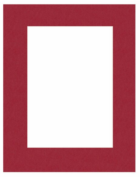Passepartout 10x15 cm - 7x10 cm Rosso Cardinale