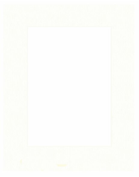 HNFD Passepartout 50x50 cm - 40x40 cm Bianco Naturale (Wool White)