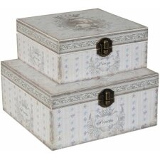 Set di 2 scatole di legno - 6H0767 Clayre Eef
