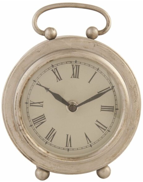 grandfather clock silver - 6KL0220 Clayre Eef