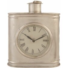 grandfather clock silver - 6KL0223 Clayre Eef