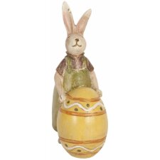 deco rabbit yellow - 62705 Clayre Eef