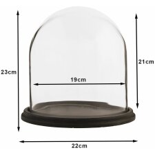glass food cover - 6GL1272 Clayre Eef