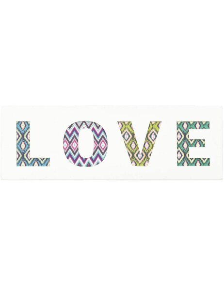 62814 Clayre Eef wall decoration LOVE