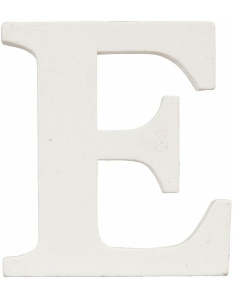 Letter e - 7x8 cm mdf