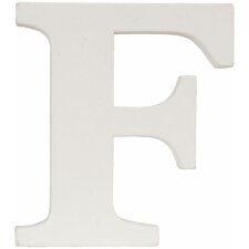letter F 7x8 cm MDF