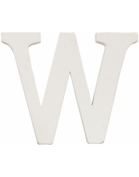 letter W 10x8 cm MDF