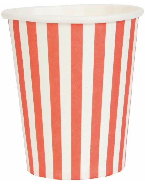62877R Clayre Eef paper cups Stripes
