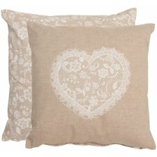 Lace with Love Cushion 40x40 cm