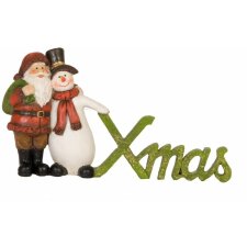 6PR0602 Clayre Eef - Christmas decoration Snowman