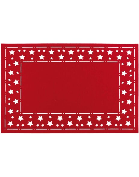 red place mat - FE040.008LR Clayre Eef