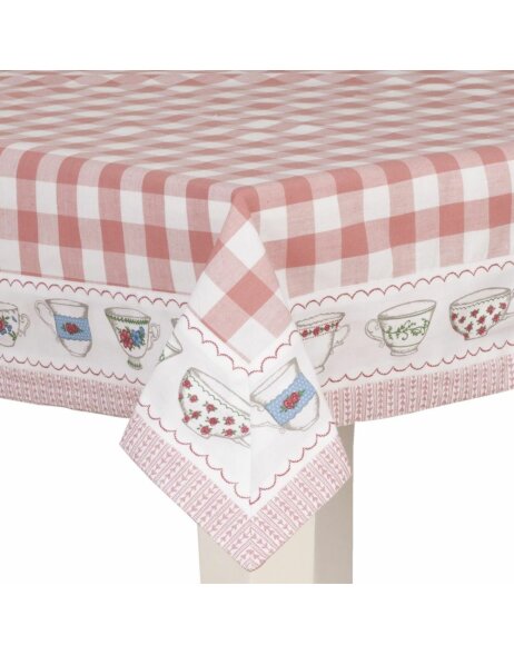 150x250 cm Tablecloth Teapots and Cups