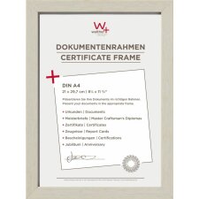Varjo certificate frame 21x29,7 cm white