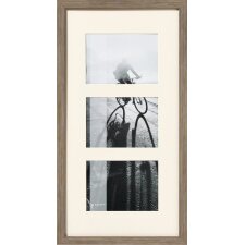 Ramka galeryjna Varjo na 3 zdjęcia 13x18 cm jasnobrązowa