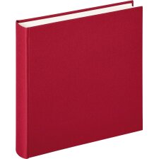 Album fotografico in lino rosso vino 30x31 cm