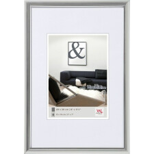Plastic frame Classic Style 15x20 cm silver