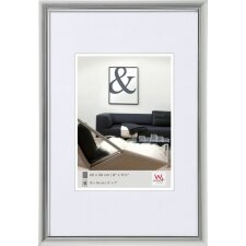Plastic frame Classic Style 20x30 cm silver