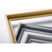 Canvas frame Shadow Gap 30x40 cm silver