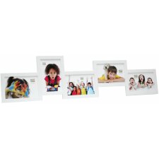 Gallery frame S65SX white 5 pictures 10x15 cm