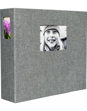 HNFD Album fotografico Lona in lino grigio 1000 immagini...