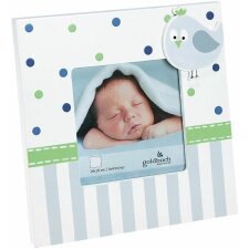 Baby frame Baby World Wal blue 10x10 cm