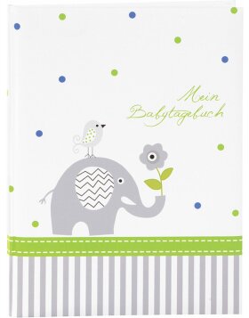 Goldbuch Babydagboek Babyworld Olifant 21x28 cm 44 paginas