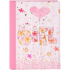 Goldbook Baby Diary Girl Little S pink 21x28 cm 44 illustrated pages