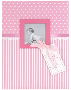 Babydagboek Sweatheart roze