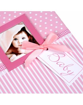 Babydagboek Sweatheart roze