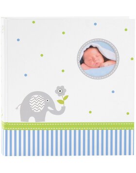 Goldbuch Babyalbum Babyworld Elefant 30x31 cm 60 weiße Seiten