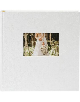 Goldbuch Jumbo Fotoalbum Romeo wit 30x31 cm 100 witte paginas