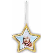 Ciondolo natalizio STAR 6,5x6,5 cm