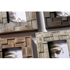 Holz-Fotorahmen Liam kalkweiß 13x18 cm
