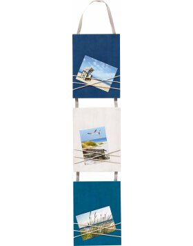 Cornice da galleria La Casa blu, per 3 foto 8x11 cm