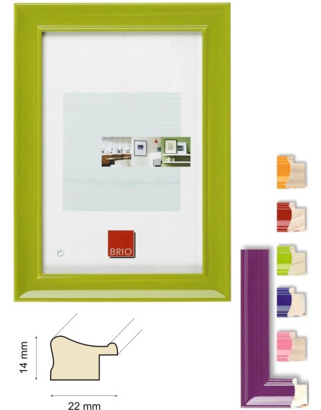 Ceanothe Wooden Frame Peps Coloured Picture Frame