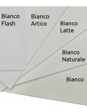 Fazowane passepartout Bianco Artico 40 rozmiary biały