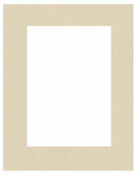 Bevel cut mat Panna (beige) 40 sizes