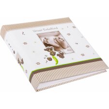 Goldbuch album petits-enfants oursons en miel 25x25 cm 60 pages blanches
