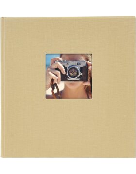 Goldbuch Fotoalbum Bella Vista Trend 30x31 cm sand 60 weiße Seiten