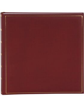 Goldbuch XL Fotoalbum Firenze rot 34x35 cm 100 weiße Seiten