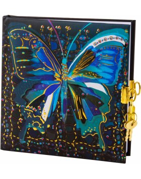 Goldbuch Tagebuch Flower Butterfly