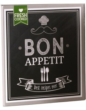Goldbuch classeur de recettes Bon Appétit 17,5x22 cm