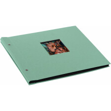 Álbum de rosca Bella Vista Trend 30x25 cm y 39x31 cm páginas negras