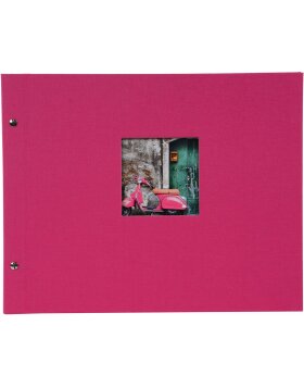 Goldbuch Álbum de rosca Bella Vista Lino 39x31 cm y 30x25 cm 40 páginas