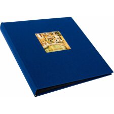 Goldbuch Fotoalbum Bella Vista blau 30x31 cm 60 schwarze Seiten