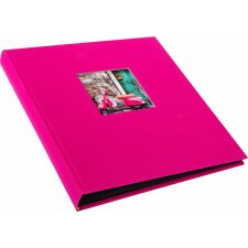 Goldbuch Fotoalbum Bella Vista pink 30x31 cm 60 schwarze Seiten